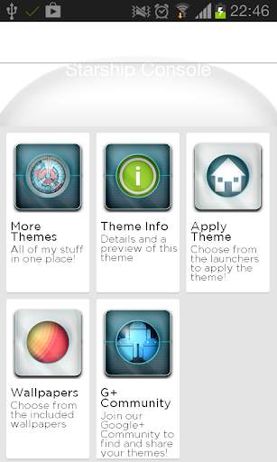 NOVA Launcher Theme - Starship Console screenshot 3