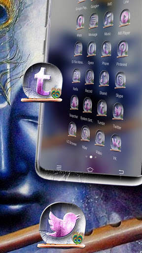 Lord Krishna Launcher Theme screenshot 3