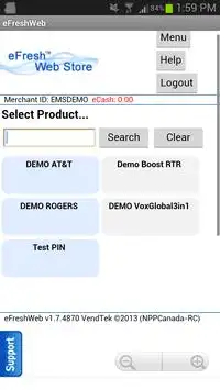 eFresh Web Store screenshot 2
