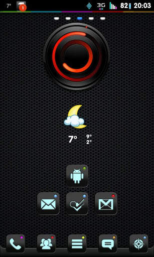 Go Launcher Theme Noctua screenshot 1