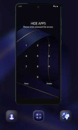 Abstract theme Blue streamers business style screenshot 4