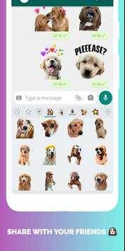 Golden Retriever Stickers for WhatsApp screenshot 4