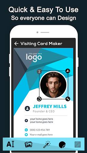 Business Visiting Card Maker Photo Logo screenshot 4