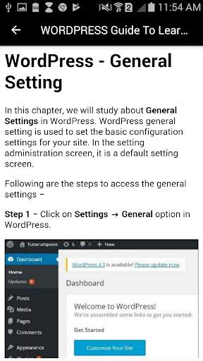 WORDPRESS Guide To Learn Complete WORDPRESS screenshot 2