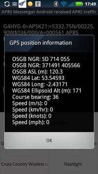 APRS Messenger Android screenshot 3