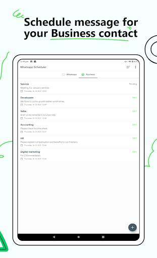 ScheduleUp: Auto Messaging app screenshot 7