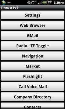 Thunder Pad Launcher screenshot 1