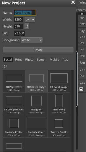 Photopea - Premium Editor 3 تصوير الشاشة