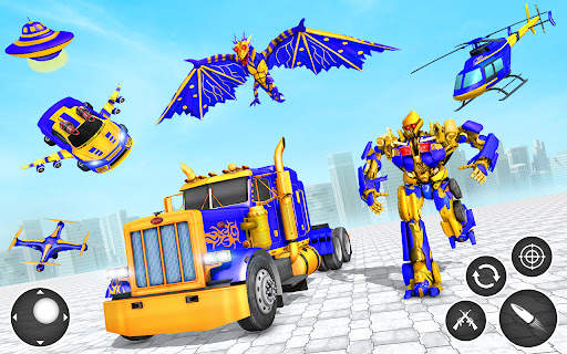 Dino Robot Transform Car Games screenshot 4