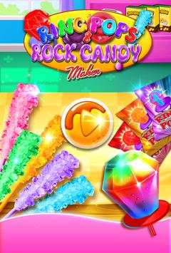 Ring Pop & Rock Candy Maker - Rainbow Cooking Kids screenshot 1