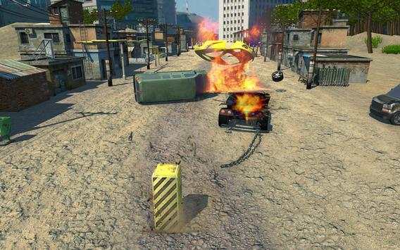 Impossible chained cars crash: 3D break chain game screenshot 6