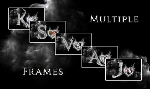 Smoky Text Photo Frames screenshot 8