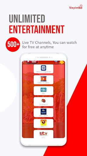 Vayimba TV - Watch Live Football & TV Channel Free स्क्रीनशॉट 1