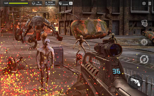 Freedom of Dead Zombie Shooting Frontier FPS Games screenshot 3