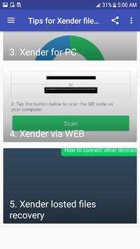 Tips for Xender file download screenshot 3
