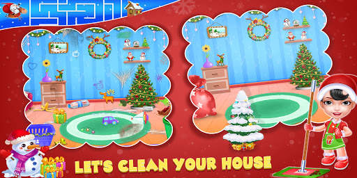 Christmas House Clean - Home Cleanup Game screenshot 1