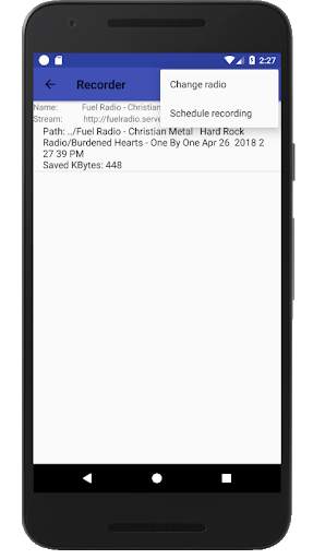 Internet Radio Player Recorder screenshot 2