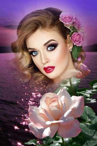 Lovely Flower Photo Frame screenshot 1