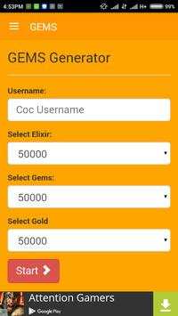 COC Calculator screenshot 1