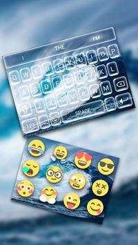 Blue Wave Keyboard Theme screenshot 2