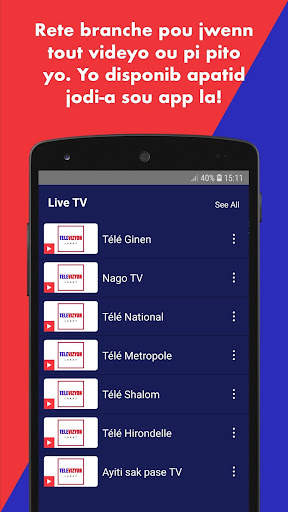 Televizyon Lakay App screenshot 3