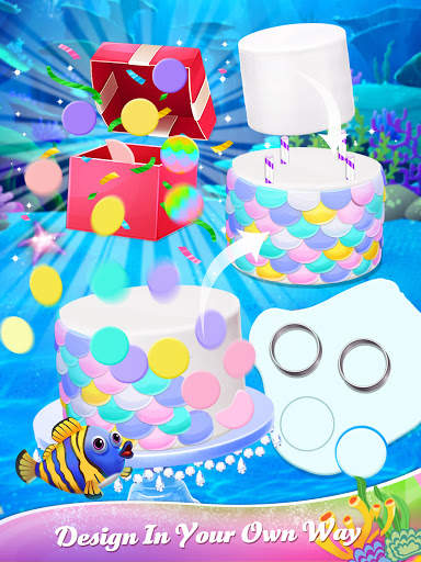Unicorn Mermaid Cake - Princess Cake screenshot 3