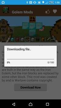 Golem Mod For MCPE. screenshot 4