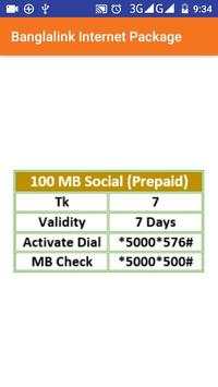 Banglalink Internet Package screenshot 8