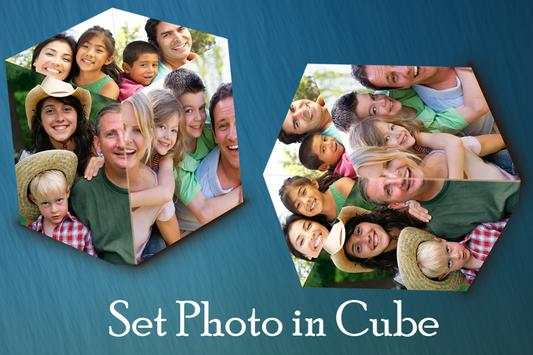 Family Photo Cube LWP screenshot 1