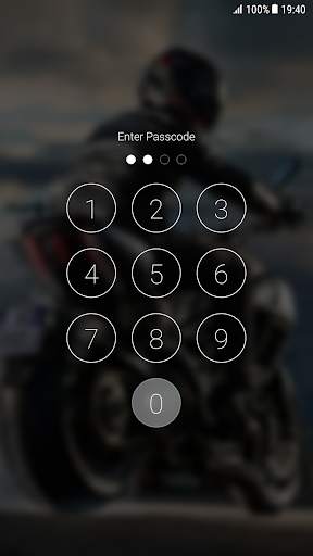 Motorcycle Pattern Lock Screen 6 تصوير الشاشة