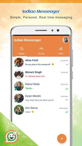 Indian Messenger- Indian Chat App & Social Network screenshot 2