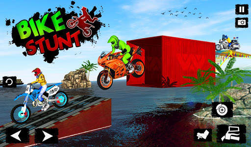 Mega Ramp Bike Race 3d Bike Stunt- Racing Games screenshot 6