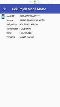 Cek Pajak Mobil Motor screenshot 5
