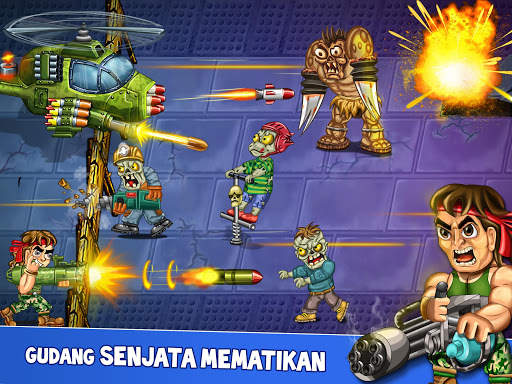 Permainan Pertahanan Zombie (Last Heroes) screenshot 6