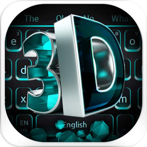 3D blue light keyboard 10001007