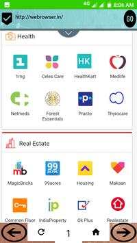 Indian web browser- fast_&_secure screenshot 3