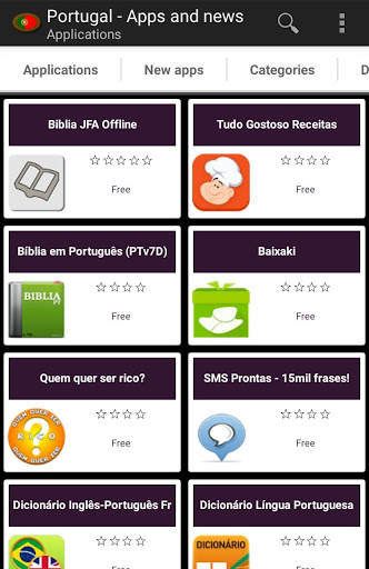 Portuguese apps and tech news screenshot 1