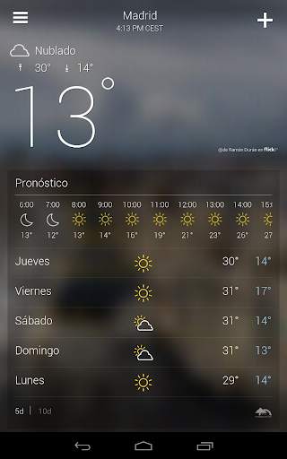 Yahoo Tiempo screenshot 10