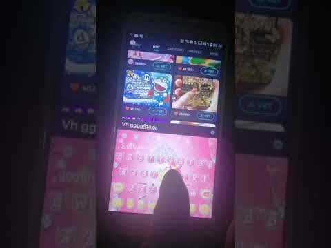 3D Pink Kitty Diamond Keyboard Theme💎 screenshot 1