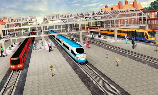 Indian Train City Pro Driving : Train Game screenshot 1