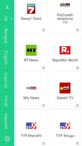Kooky TV Live TV News : All Language Live TV News 4 تصوير الشاشة