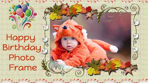 Birthday Wishes  - bday photo frame with name screenshot 8
