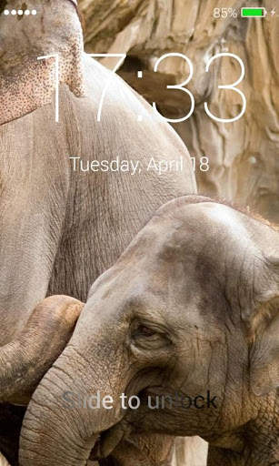Elephants Lock Screen screenshot 2