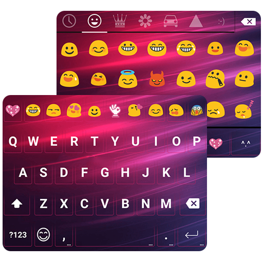 Color 9 Emoji Keyboard Theme icon