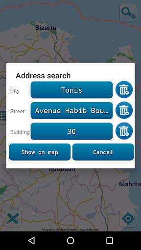 Map of Tunisia offline screenshot 3