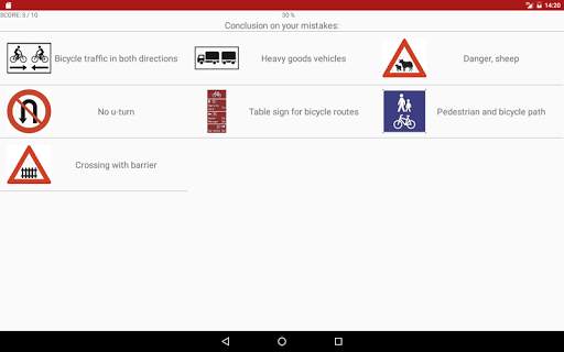 Norwegian Traffic Signs screenshot 12