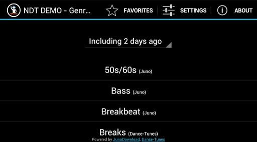 New Dance Tracks Demo скриншот 2