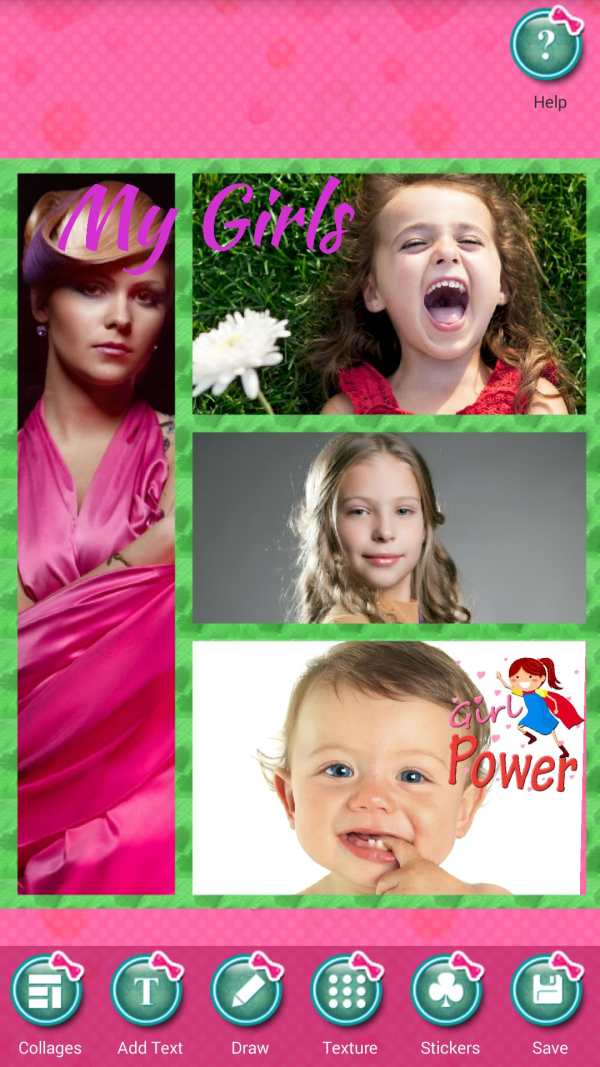 Girl Collages screenshot 2
