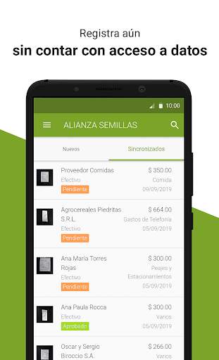 ALZ-Agro - Aplicación de rendición de gastos скриншот 5