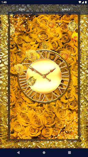 Golden Roses Live Wallpaper скриншот 3